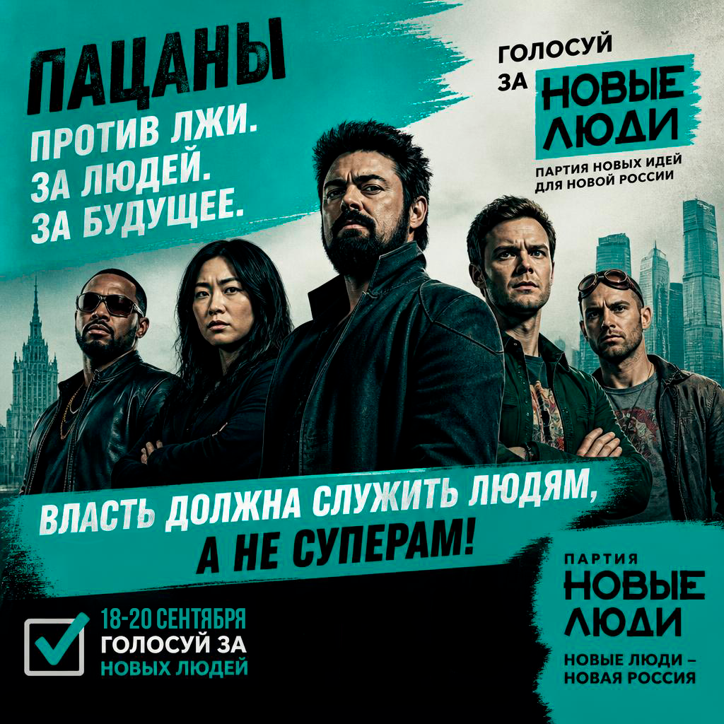 Пацаны — голосуй за Новые Люди